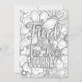 Vind Joy Doodle Flowers | Kleur je eigen groet (Voorkant)