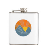 Vind Joy in de Reis Heupfles (Voorkant)