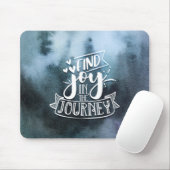 Vind Joy in de Waterverf Mousepad op reis Muismat (Met muis)
