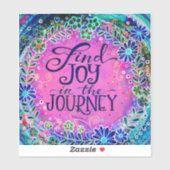 Vind Joy in the Journey Pink Inspirivity Sticker (Vel)