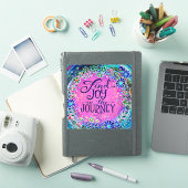 Vind Joy in the Journey Pink Inspirivity Sticker (iPad Cover)