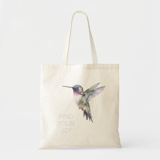 Vind Joy Kolibrie Tote Bag (Voorkant)