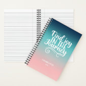 Vind Joy Pastel Positief Inspirerend Dagboek Notitieboek (Binnen)