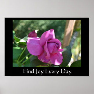 Vind Joy Roos Inspirerend Poster