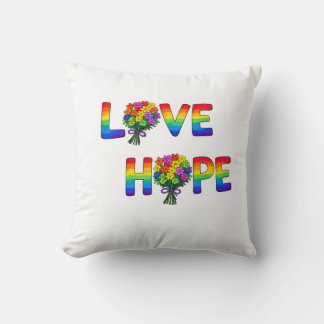 Vind liefde in hoop kussen
