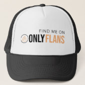 Vind Me Alleen Op Flans Trucker Pet (Voorkant)