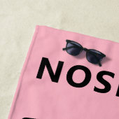 Vind Me Bij Het Zwembad Modern Zwemmen Aangepaste  Strandlaken (In situ)