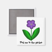 Vind Me In De Tuin Magneet (Voorkant / Achterkant)