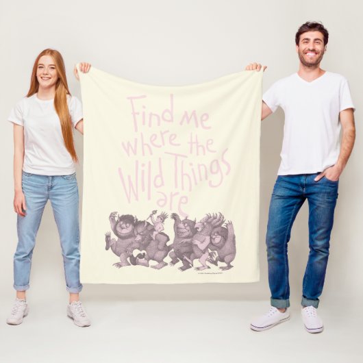 Vind me waar de wilde dingen zijn fleece deken (In situ)