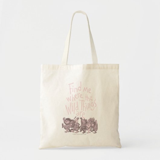 Vind me waar de wilde dingen zijn tote bag (Voorkant)