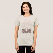 Vind me waar de wilde dingen zijn Tri-Blend shirt (Voorkant volledig)