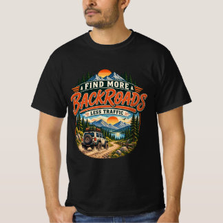 Vind Meer Binnwegen Minder Verkeer Vintage T-shirt