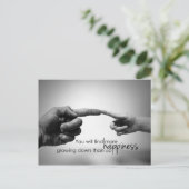 Vind meer geluk Inspirerend Briefkaart (Staand voorkant)