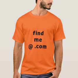 Vind mij @ .com T-shirt