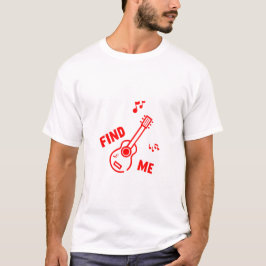 Vind mij @ Muziek T-shirt