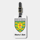 Vind Mijn bagage Gepersonaliseerd Donegal County I Bagagelabel (Voorkant verticaal)