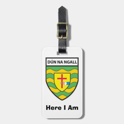 Vind Mijn bagage Gepersonaliseerd Donegal County I Bagagelabel (Voorkant verticaal)
