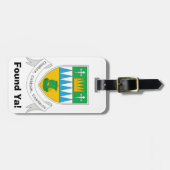 Vind Mijn bagage Gepersonaliseerde Kerry County ID Bagagelabel (Voorkant horizontaal)