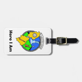 Vind Mijn bagage Gepersonaliseerde Label van het P Bagagelabel