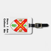 Vind Mijn bagage Persoonlijk Kildare County ID Lab Bagagelabel (Voorkant horizontaal)