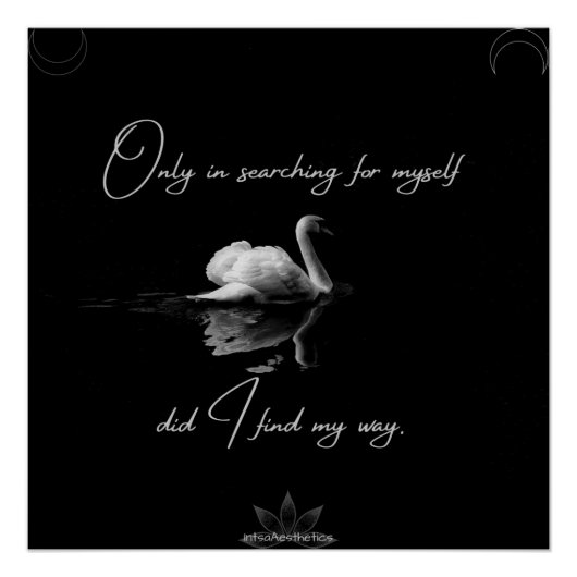 Vind mijn weg Glossy Poster (Voorkant)