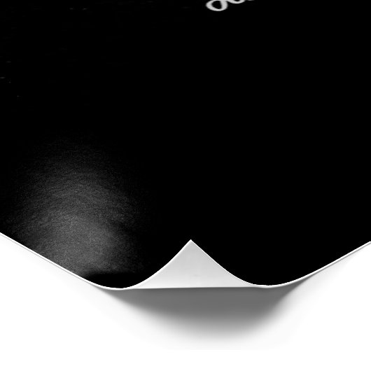 Vind mijn weg Glossy Poster (Hoek)