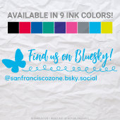  'Vind ons op Social Media' Trodat 4911 Zelfinktende Stempel