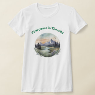 Vind rust in Natuur T-shirt - Relaxing Wilderness 