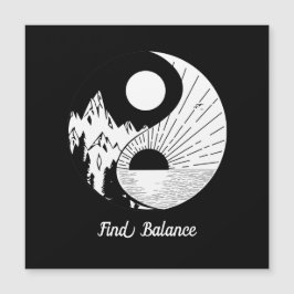 Vind Saldo Zen Yin Yang Black White