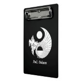 Vind Saldo Zen Yin Yang Black White Mini Klembord (Angled2)