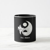 Vind Saldo Zen Yin Yang Black White Mok (Midden)