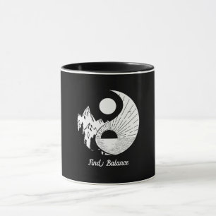 Vind Saldo Zen Yin Yang Black White Mok