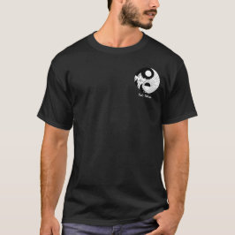 Vind Saldo Zen Yin Yang Black White T-shirt