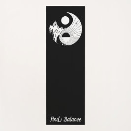 Vind Saldo Zen Yin Yang Black White Yogamat