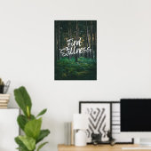 Vind stilte. Inspiratie  Poster (Thuiskantoor)