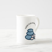 Vind uw balans - Inspirerend koffie Mok (Voorkant rechts)