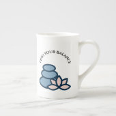 Vind uw balans - Inspirerend koffie Mok (Rechts)