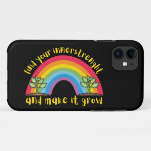 VIND UW BINNERSTRENGHT EN MAAK HET DE regenboog GR Case-Mate iPhone Case