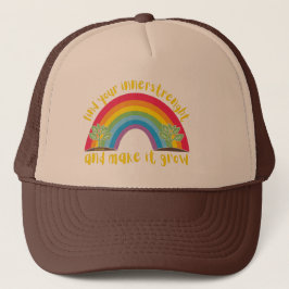 VIND UW BINNERSTRENGHT EN MAAK HET DE regenboog GR Trucker Pet