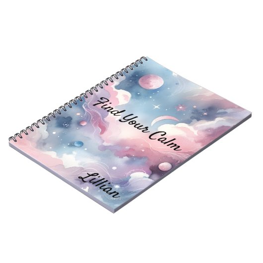 Vind uw Calm Celestial Journal Notitieboek (Linkerzijde)