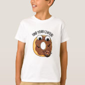 Vind uw Centrum Grappig Donut Pun Dark BG T-shirt (Voorkant)