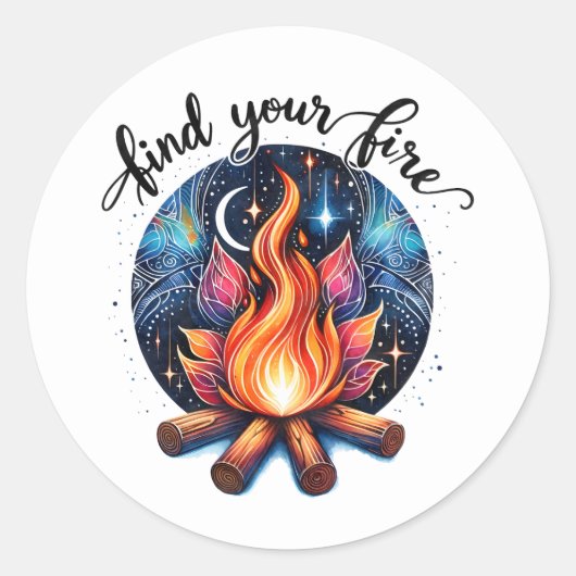 Vind uw Fire Stickers (Voorkant)