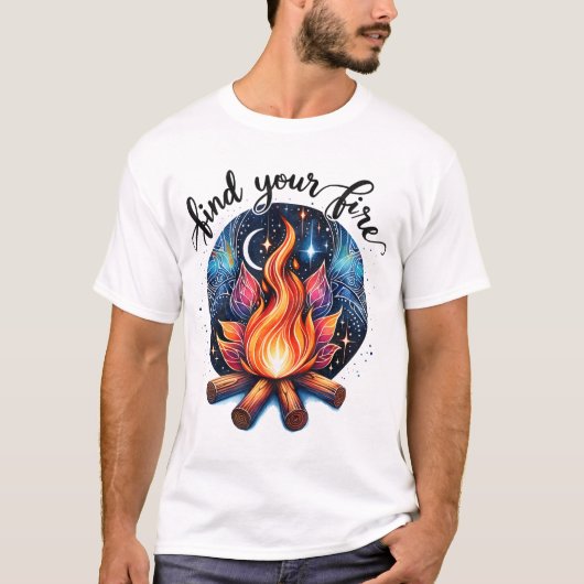 Vind uw Fire T Shirt (Voorkant)