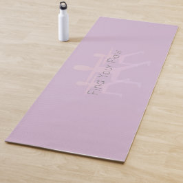 Vind uw Flow Warrior Pose Yogamat