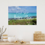 Vind uw gelukkige plaats Inspirerend Poster (Keuken)