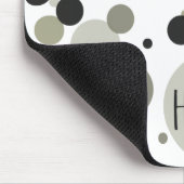 Vind uw Happy Gold Black Confetti Muismat (Hoek)