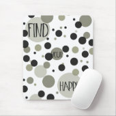 Vind uw Happy Gold Black Confetti Muismat (Met muis)