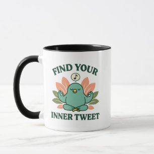 Vind uw innerlijke Tweet Bird Design Mok