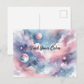 Vind uw kalm hemels Briefkaart (Voorkant / Achterkant)