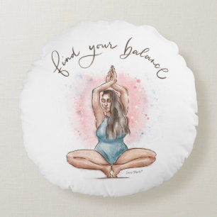 Vind uw kussen van het Saldo Yoga houding
